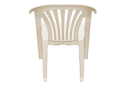 Кресло пластиковое Эфес (белый) молочный