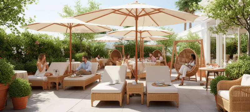 Как выбрать садовую мебель для кафе и ресторана?