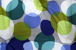 Кровать раскладная Стефания мягкая крошка гофрокартон (цвет ткани разноцветный рис.круги (1 шт. в уп