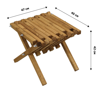 Стол для шезлонгов КЕНТУККИ арт.G-008-OAK 